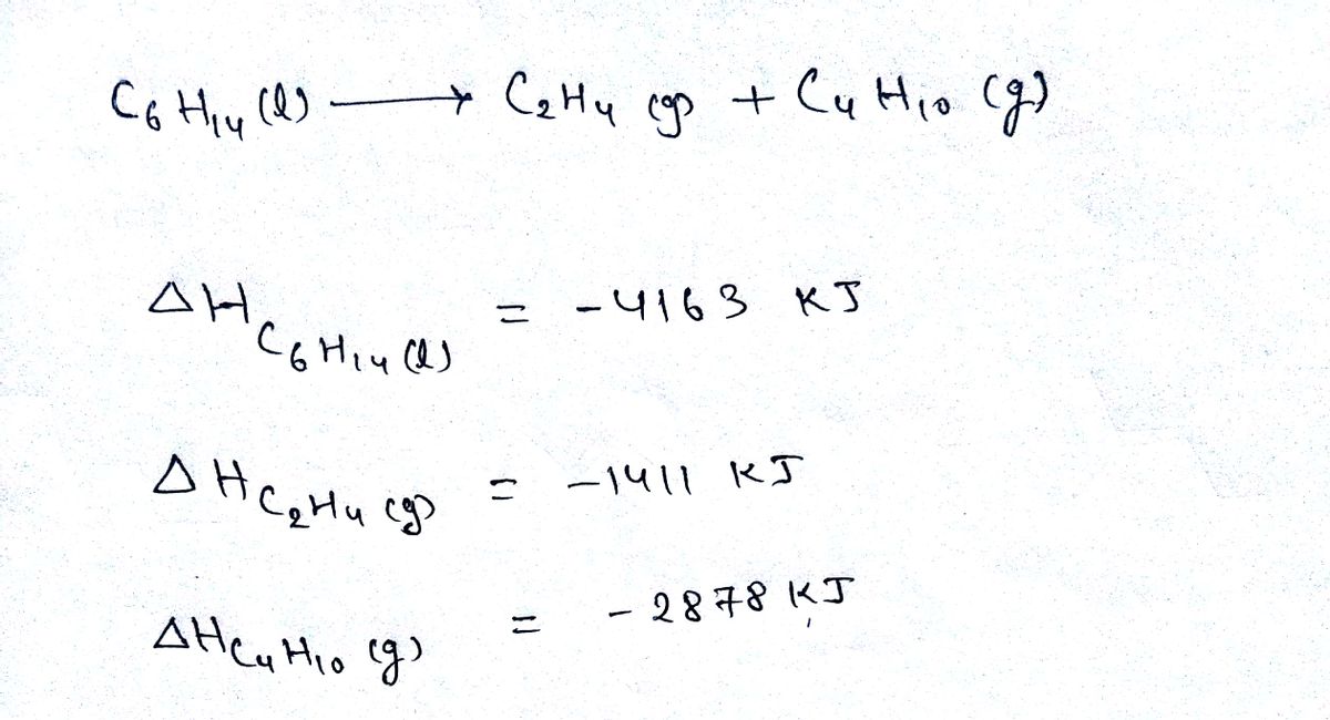 Answered What is the enthalpy change of the bartleby